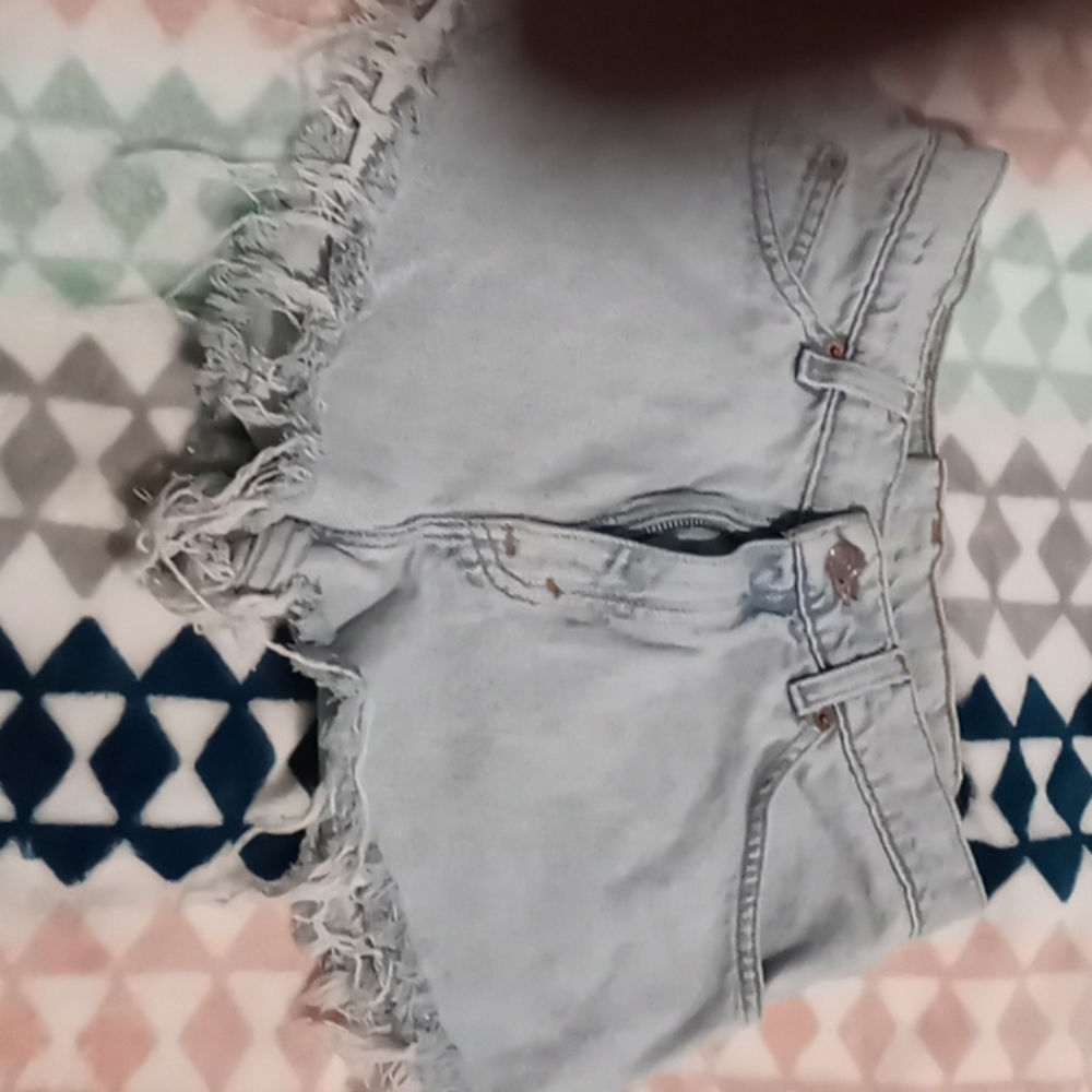 Vintage Levi's high waisted cut off shorts